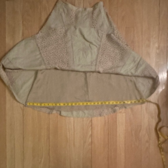 Coldwater Creek Tan Full Midi Skirt, Size XSP - Picture 5 of 9